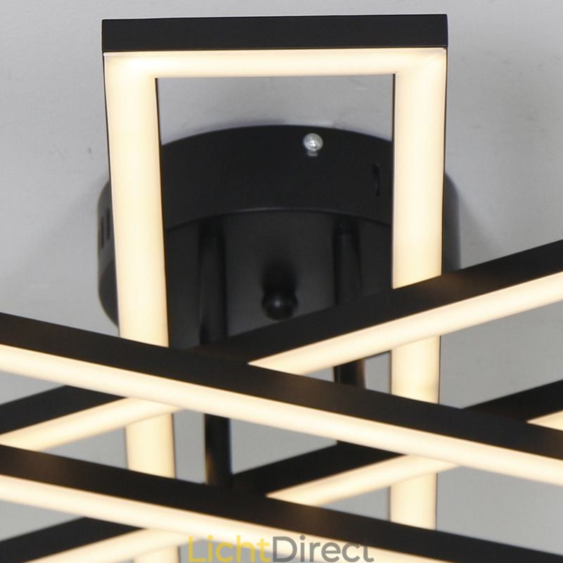 Minimalistische plafondlamp in de vorm van een windmolen van aluminium