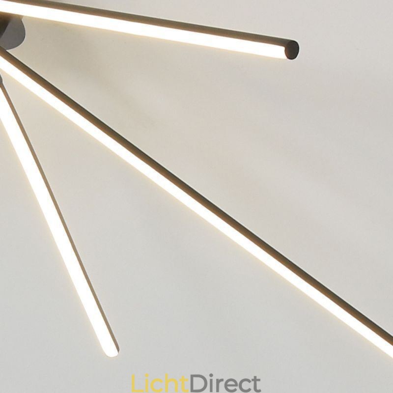 Creatieve plafondlamp in de vorm van een windmolen van aluminium