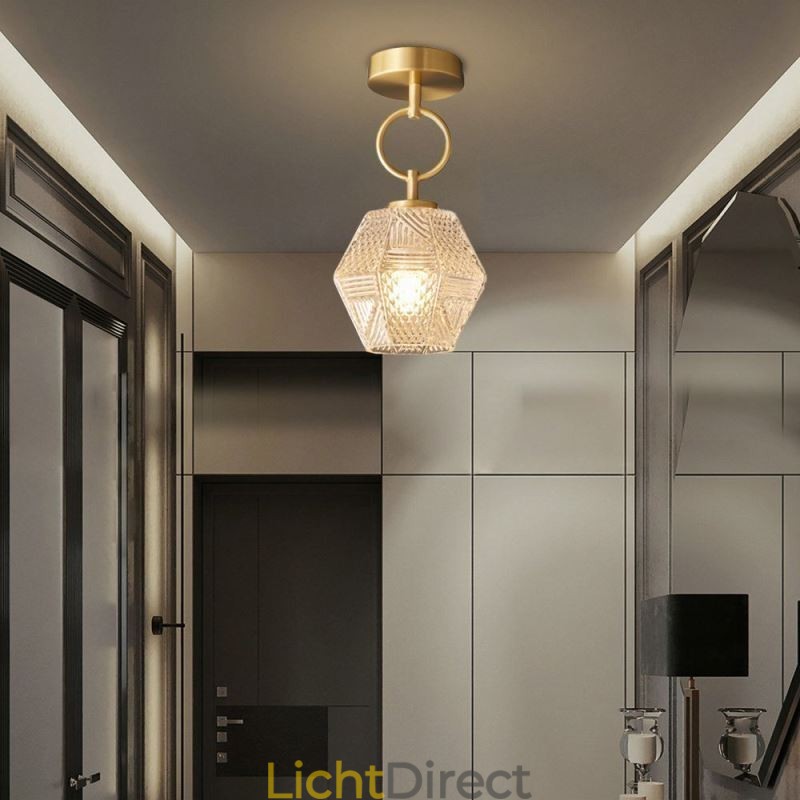 Moderne, inbouw glazen huisverlichting, creatieve plafondlamp