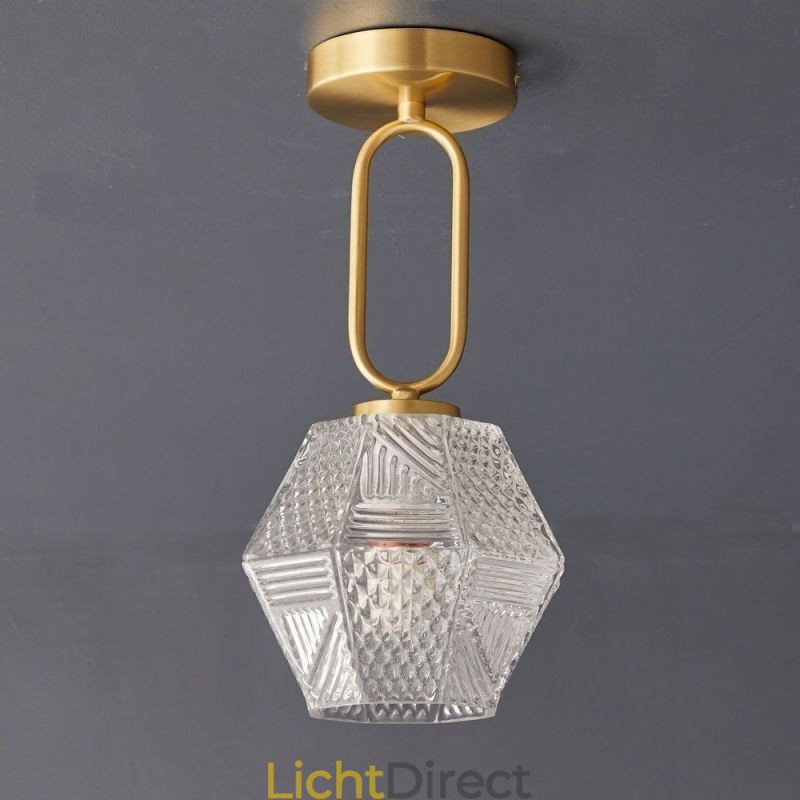 Moderne, inbouw glazen huisverlichting, creatieve plafondlamp