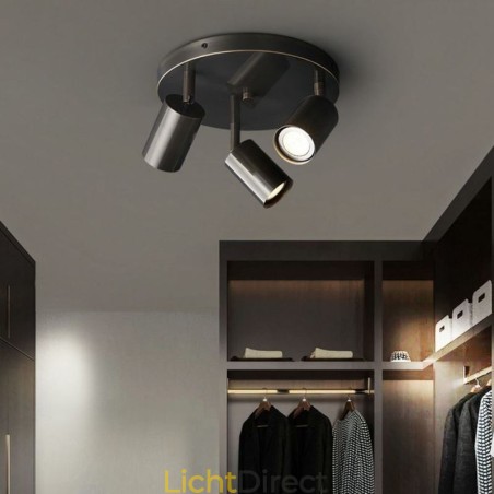Moderne inbouw gouden zwarte inbouw met 3 lampen koperen kunstverlichting voor thuis Moderne inbouw gouden zwarte inbouw met 3 lampen koperen kunstverlichting voor thuis