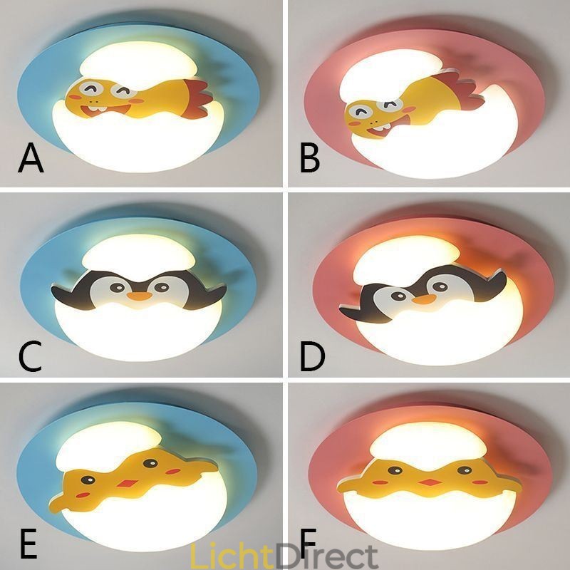 Cartoon Flush Mount Moderne Decoratieve Plafondlamp