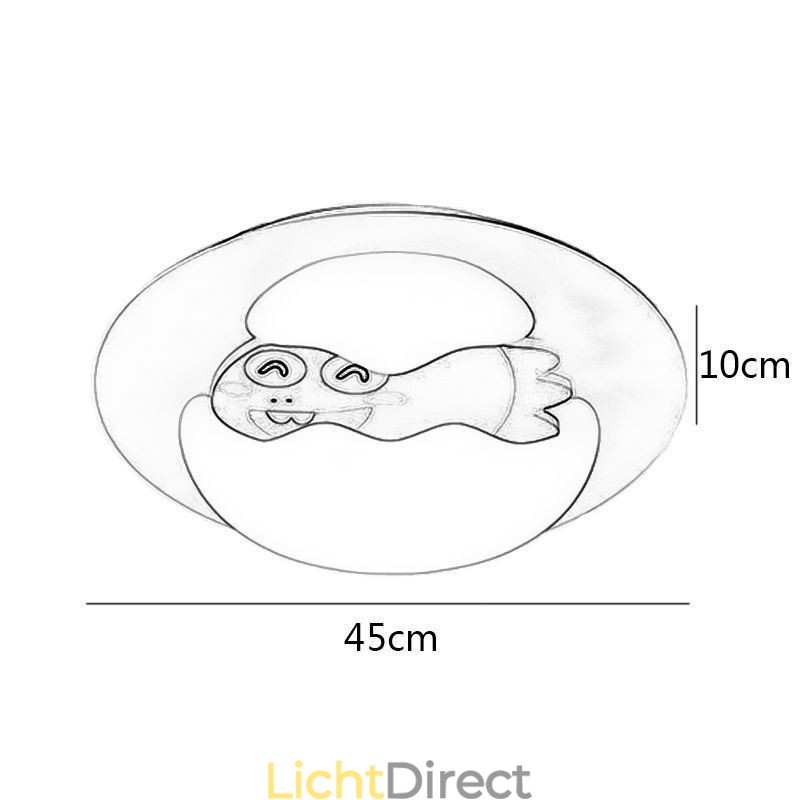 Cartoon Flush Mount Moderne Decoratieve Plafondlamp