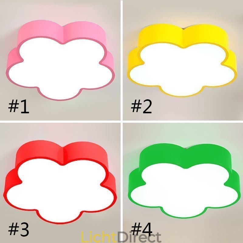 Cartoon Plafondlamp Moderne Bloem Inbouw
