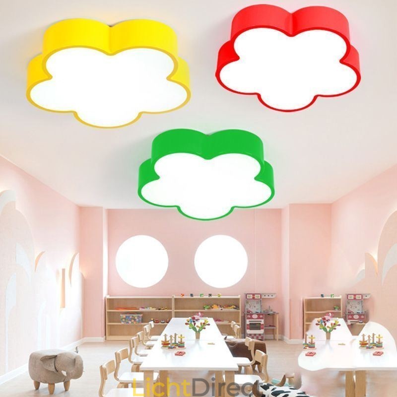 Cartoon Plafondlamp Moderne Bloem Inbouw