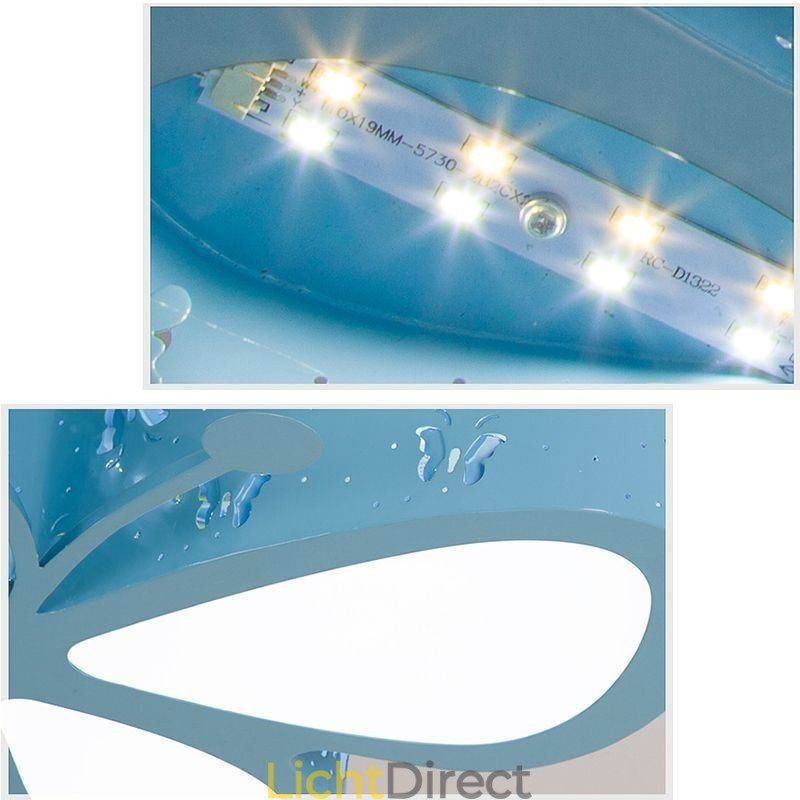 Butterfly Flush Mount moderne metalen plafondarmatuur