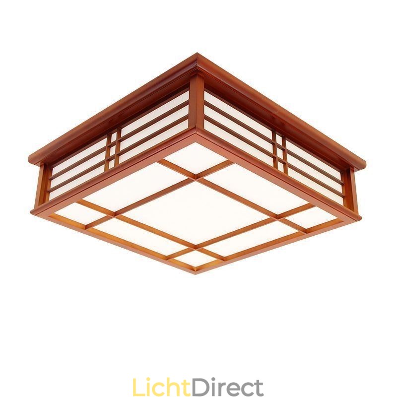 Retro Plafondlamp Decoratieve Houten Plafondlamp