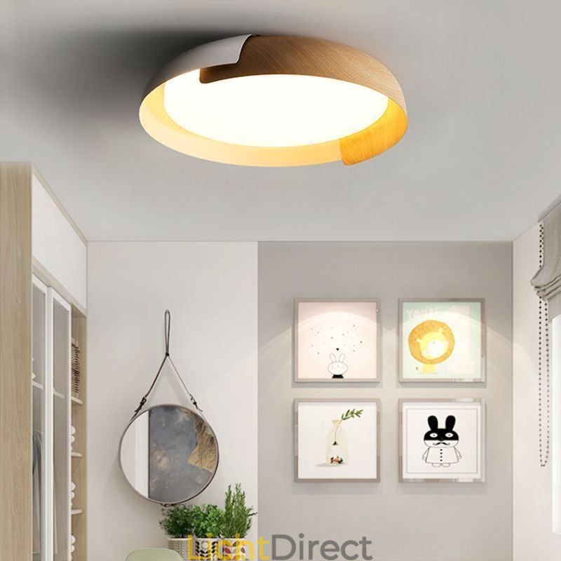 Moderne plafondlamp, ronde plafondlamp van acryl