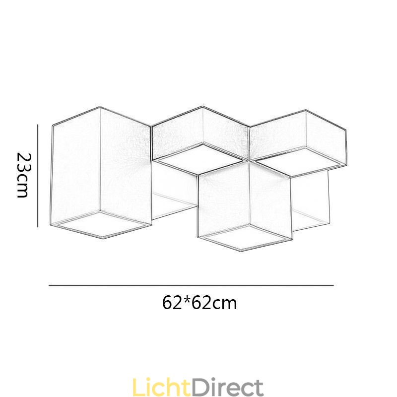 Moderne plafondlamp Rubik's Cube plafondverlichting
