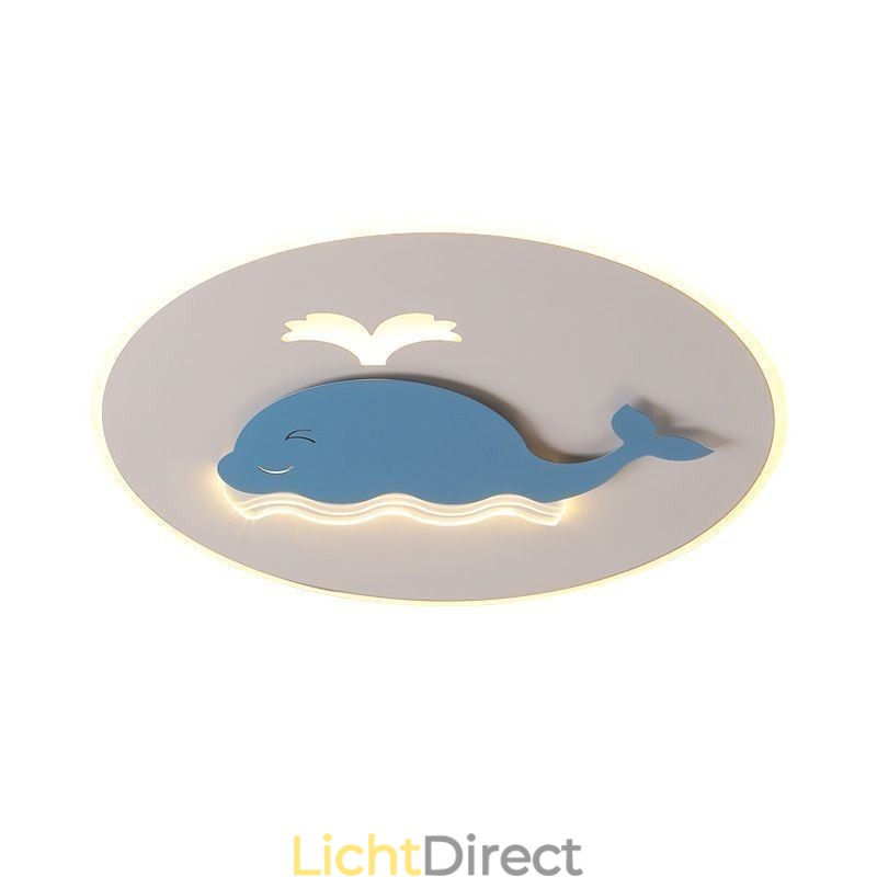 Moderne creatieve plafondlamp walvis plafondlamp