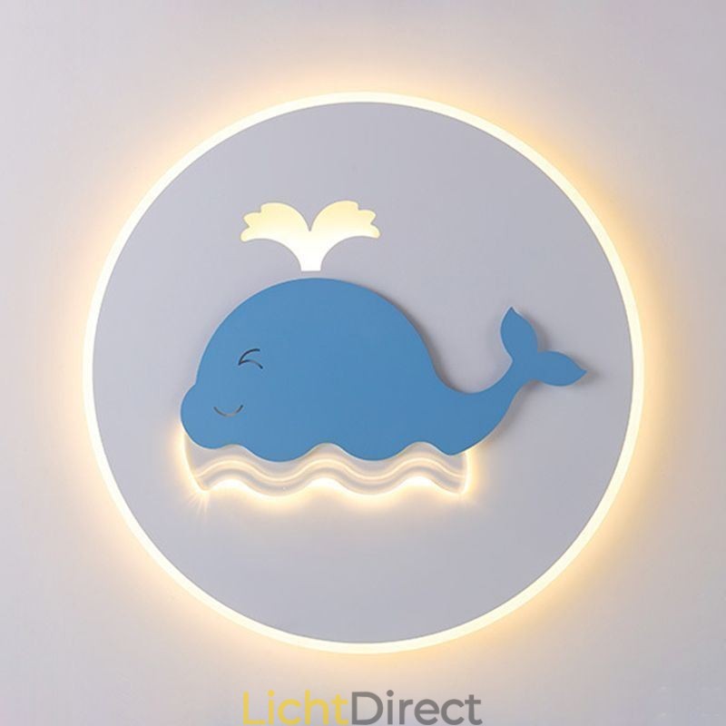 Moderne creatieve plafondlamp walvis plafondlamp