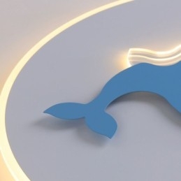 Moderne creatieve plafondlamp walvis plafondlamp