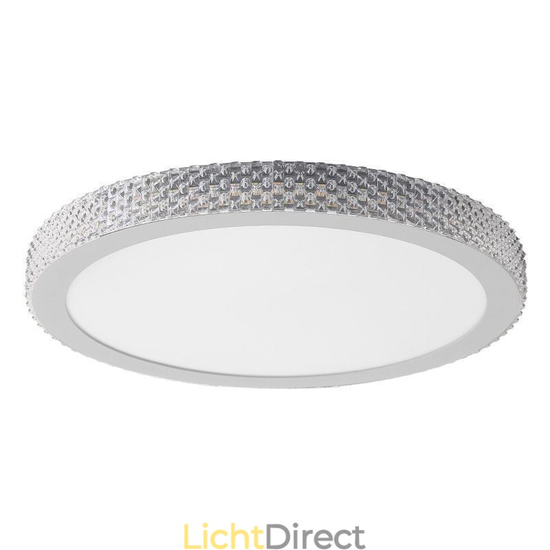 Moderne plafondlamp, glanzend diamant, inbouw