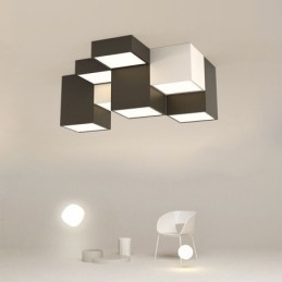 Moderne plafondlamp kubus plafondlamp