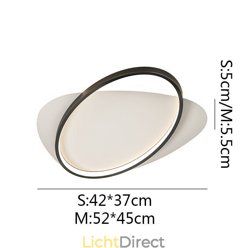Moderne plafondlamp Ovale plafondlamp