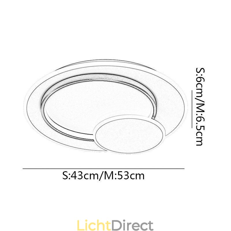 Moderne plafondlamp ronde plafondlamp