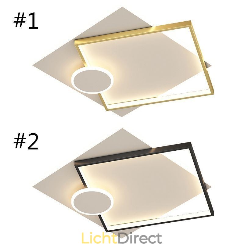 Moderne plafondlamp vierkante geometrische acryl plafondlamp