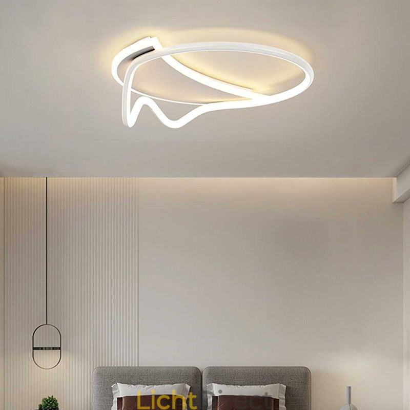 Moderne plafondlamp woondecoratie ring plafondlamp