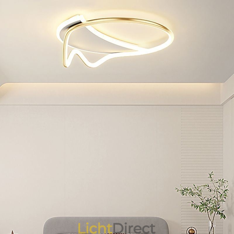 Moderne plafondlamp woondecoratie ring plafondlamp