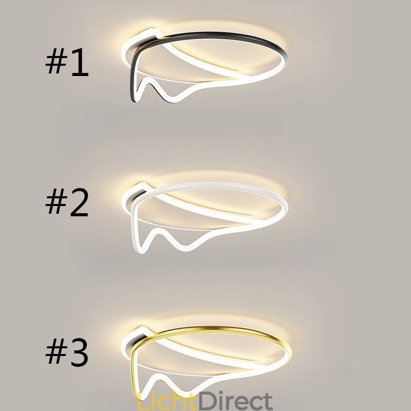 Moderne plafondlamp woondecoratie ring plafondlamp
