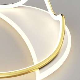 Moderne plafondlamp woondecoratie ring plafondlamp