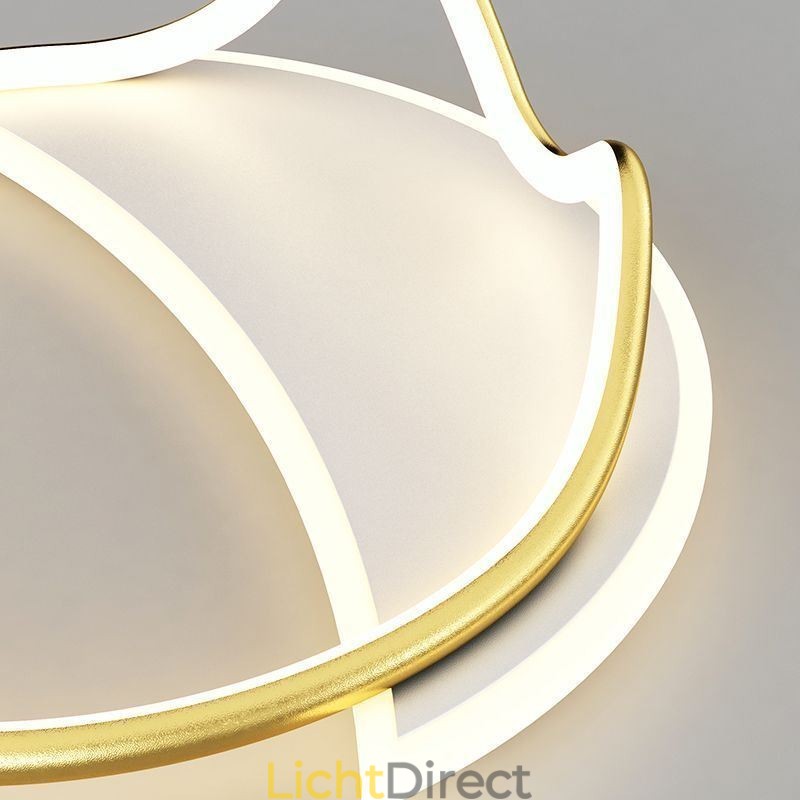 Moderne plafondlamp woondecoratie ring plafondlamp