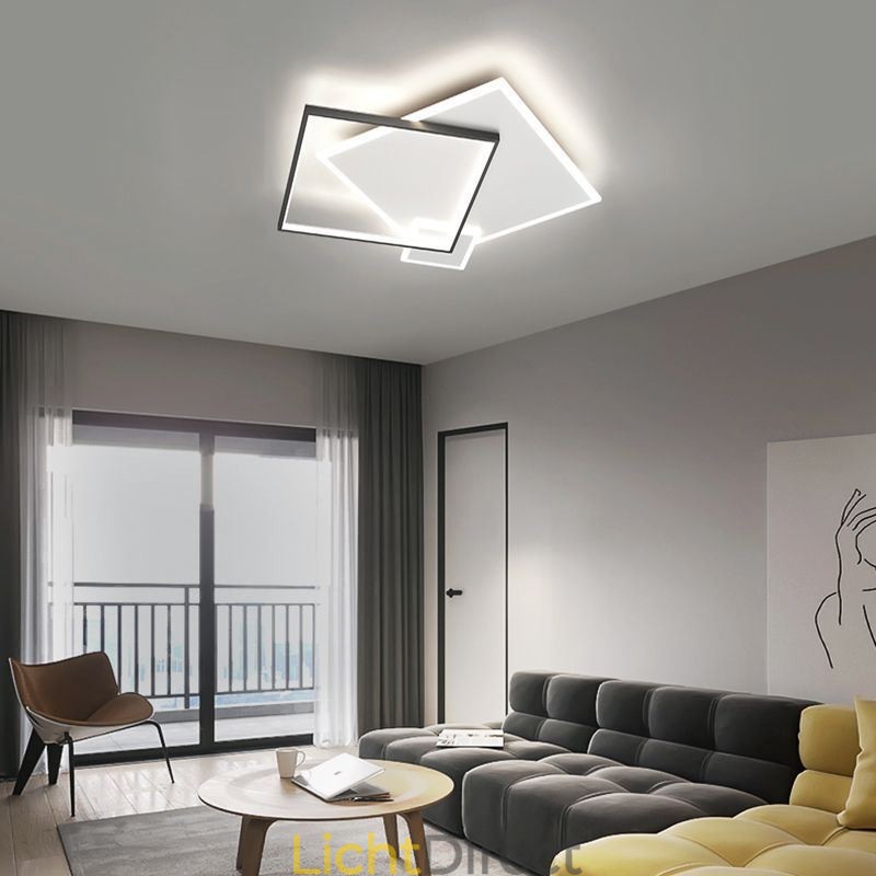 Moderne plafondlamp Geometrische vierkante plafondlamp