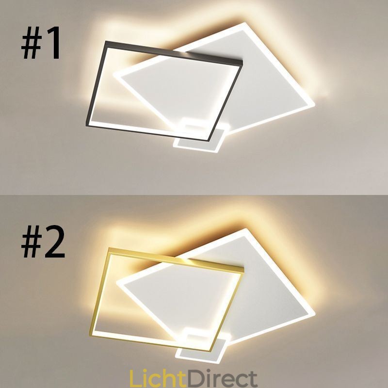 Moderne plafondlamp Geometrische vierkante plafondlamp