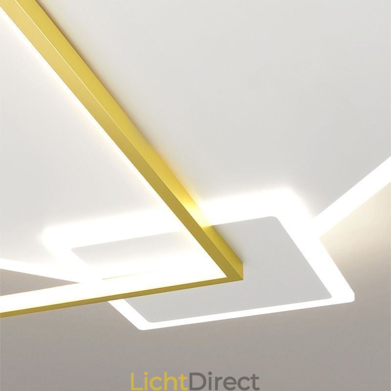 Moderne plafondlamp Geometrische vierkante plafondlamp