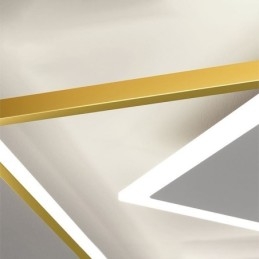 Moderne plafondlamp Geometrische vierkante plafondlamp