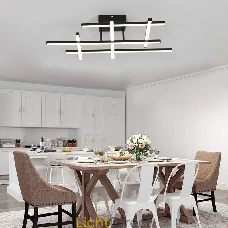 Plafondlamp van aluminium, inbouwplafondlamp