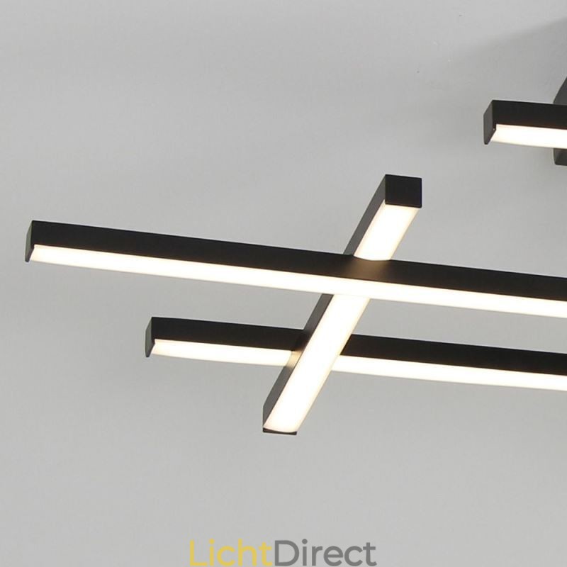 Plafondlamp van aluminium, inbouwplafondlamp