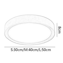 Houten plafondlampen Japanse plafondlamp