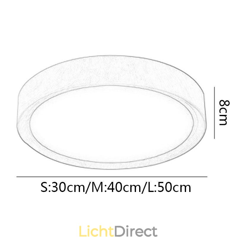 Houten plafondlampen Japanse plafondlamp