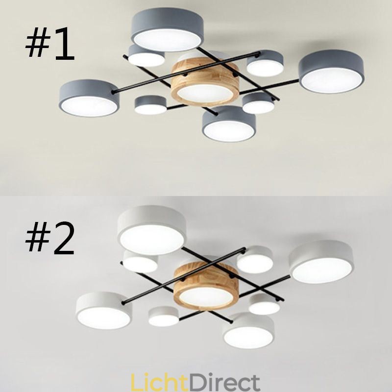Moderne plafondlamp met splicing, vierhoekige plafondlamp