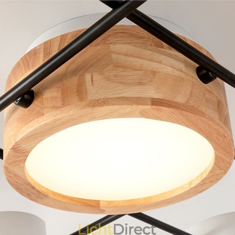 Moderne plafondlamp met splicing, vierhoekige plafondlamp