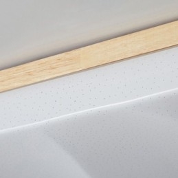 Japanse acryl plafondlamp rechthoekige gegolfde plafondlamp