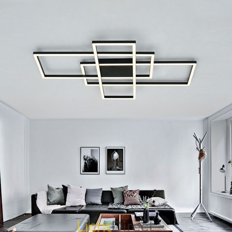 Moderne plafondlamp Geometrische vierkante plafondlamp