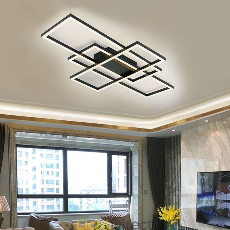 Moderne plafondlamp Geometrische vierkante plafondlamp
