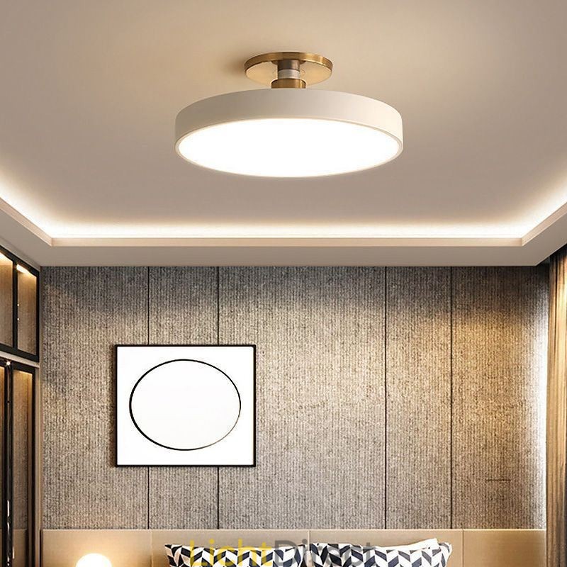 Moderne ronde plafondlampen, plafondlamp van acryl