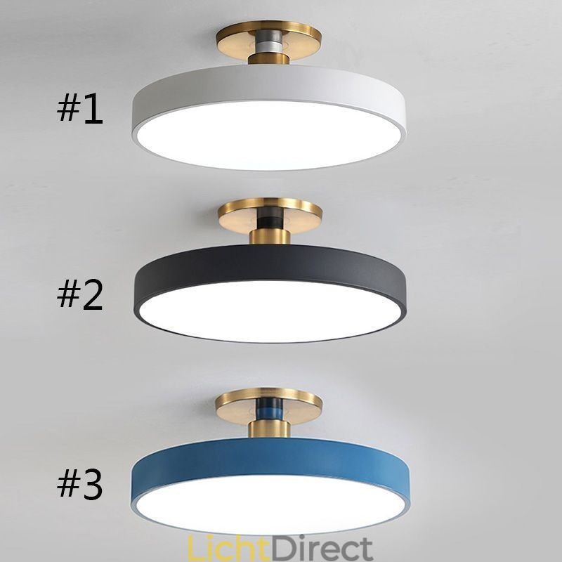 Moderne ronde plafondlampen, plafondlamp van acryl