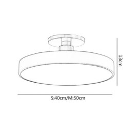 Moderne ronde plafondlampen, plafondlamp van acryl