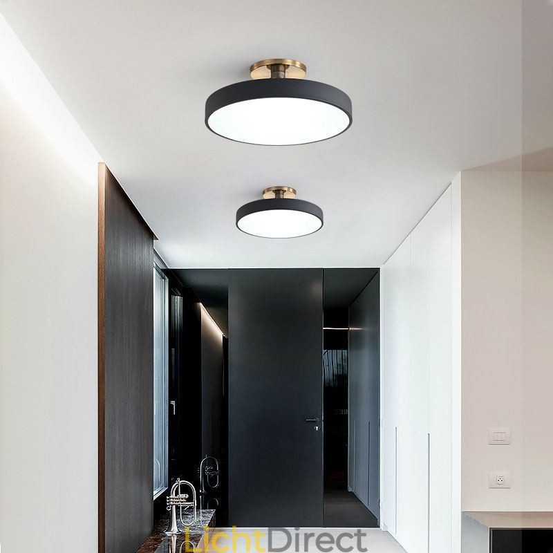 Moderne ronde plafondlampen, plafondlamp van acryl