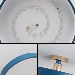 Moderne ronde plafondlampen, plafondlamp van acryl