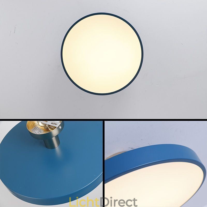 Moderne ronde plafondlampen, plafondlamp van acryl
