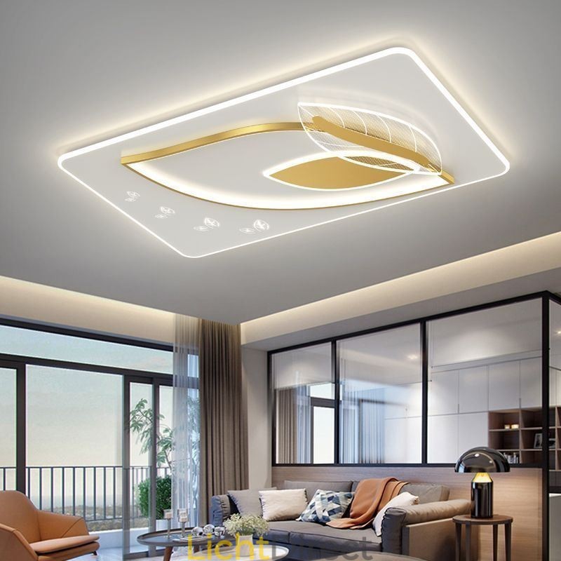 Luxe Plafondlamp Creatief Bladontwerp Plafondlamp