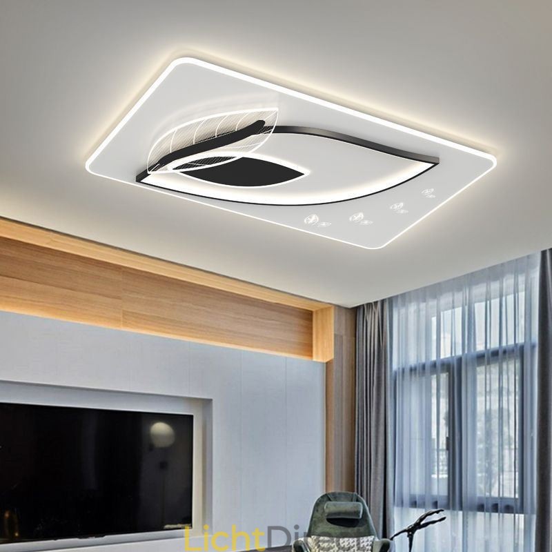 Luxe Plafondlamp Creatief Bladontwerp Plafondlamp