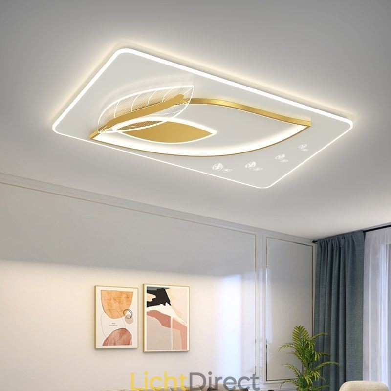 Luxe Plafondlamp Creatief Bladontwerp Plafondlamp