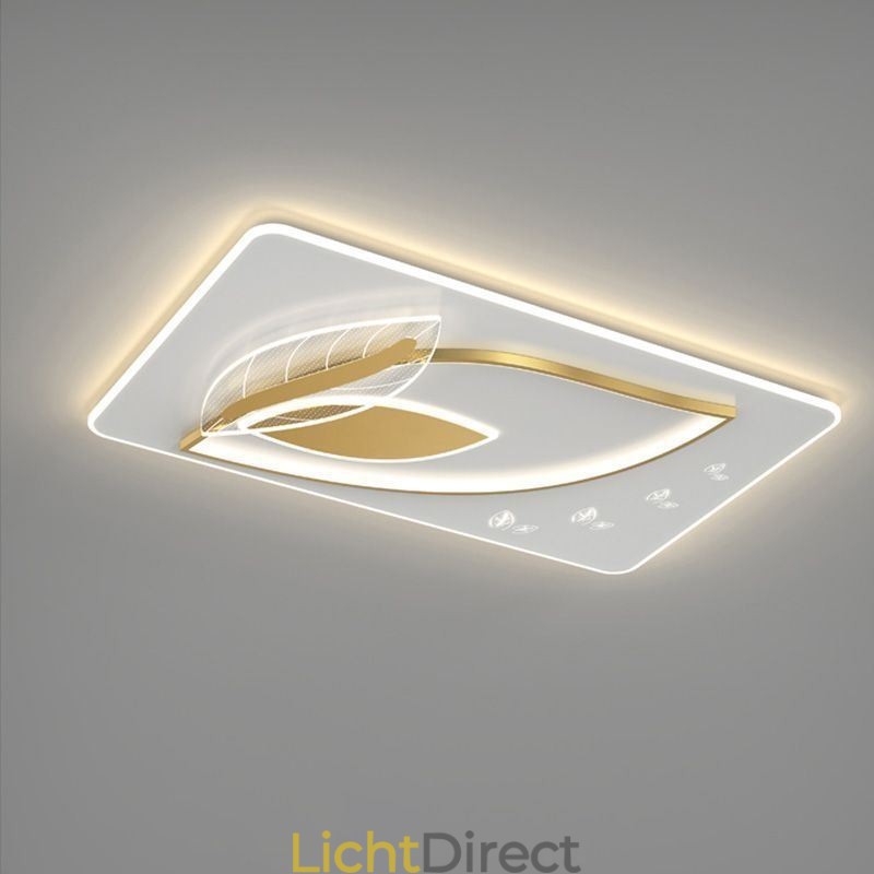 Luxe Plafondlamp Creatief Bladontwerp Plafondlamp