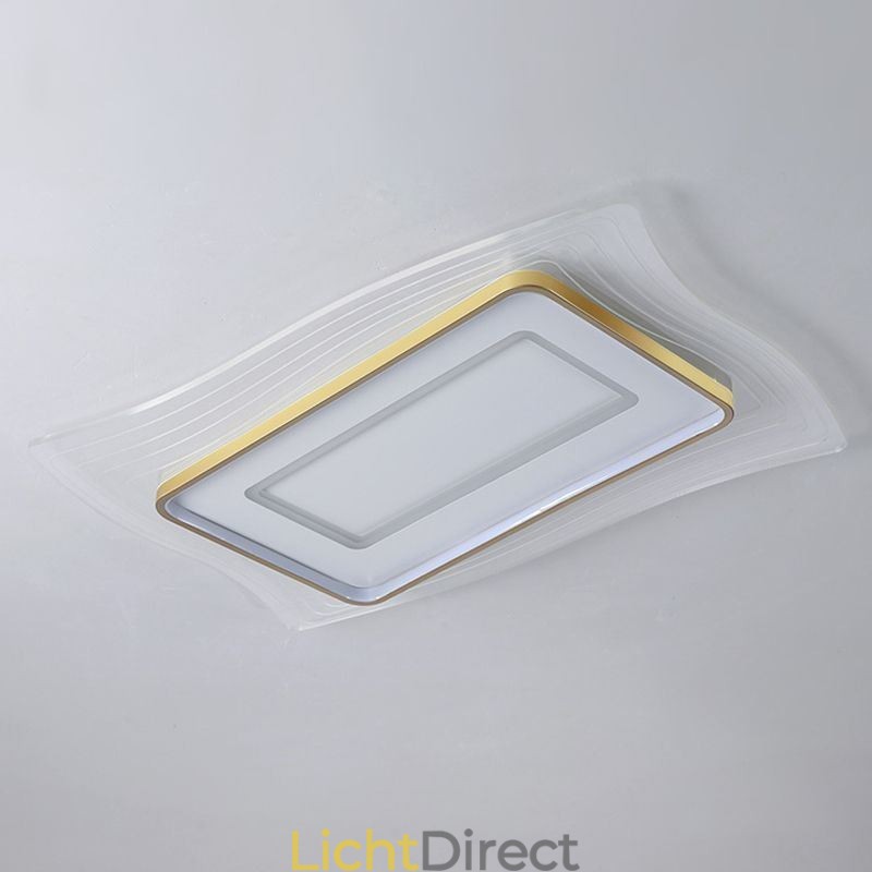 Moderne plafondlamp, inbouw, vierkante plafondlamp